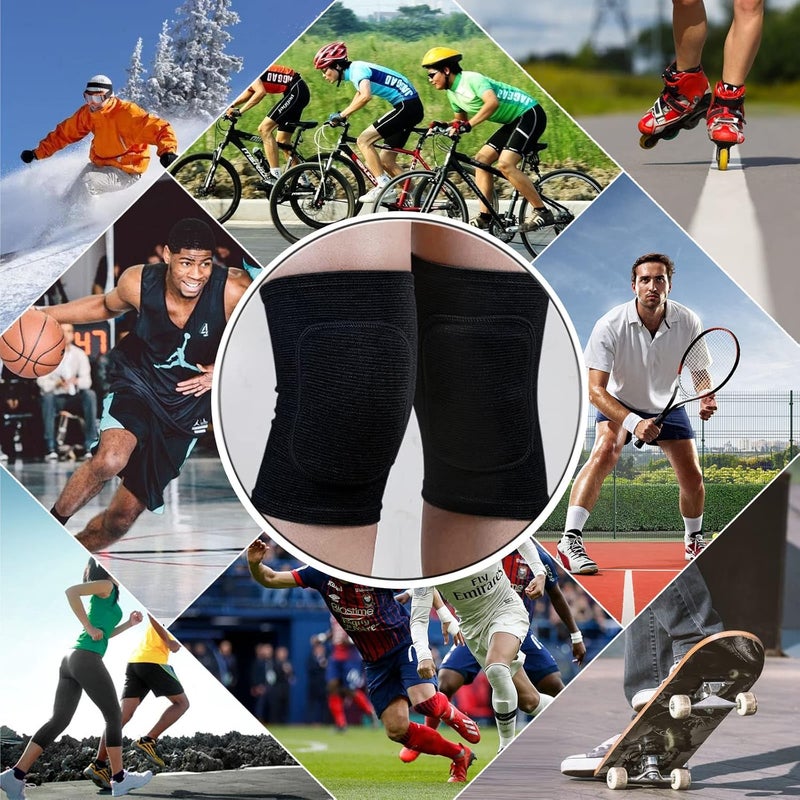 RYBTB Volleyball Knee Pads for Women, Men, Youth, Girls, Kids, Knee Brace for Volleyball Basketball Football Dance Yoga Tennis Running Cycling Workout Climbing Wrestling - Image 5